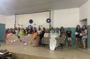 Festa junina é tema da reunião de gestantes de junho