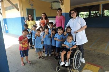 Coordenadoria de Saúde Bucal realiza trabalho com alunos