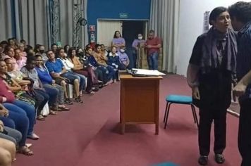 CRAS realiza teatro sobre a violência doméstica contra a mulher