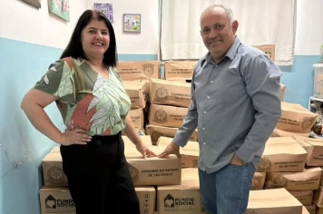 Ubarana recebe 125 cestas básicas por meio de parceria com o Fundo Social de São Paulo