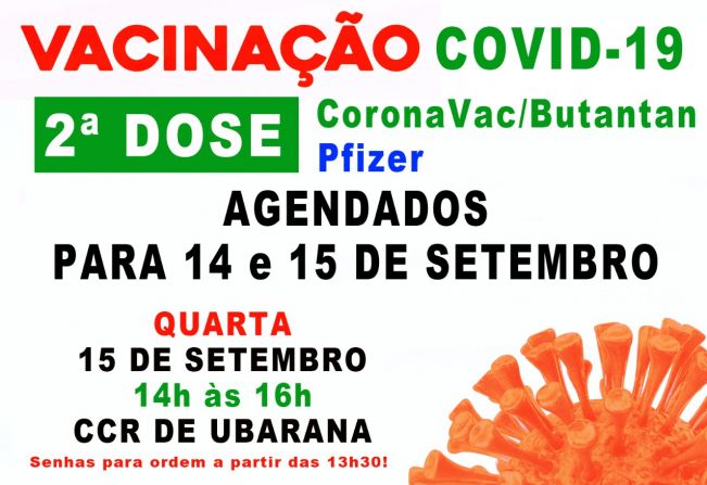 Vacinação Segunda Dose