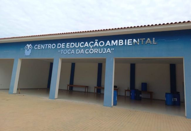 Novo Letreiro do Centro de Educação Ambiental