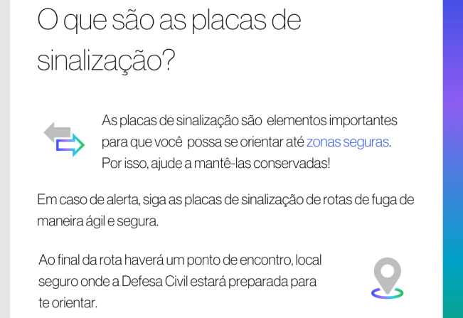 Defesa Civil alerta para importancia de placas de sinalização de Segurança em Barragens
