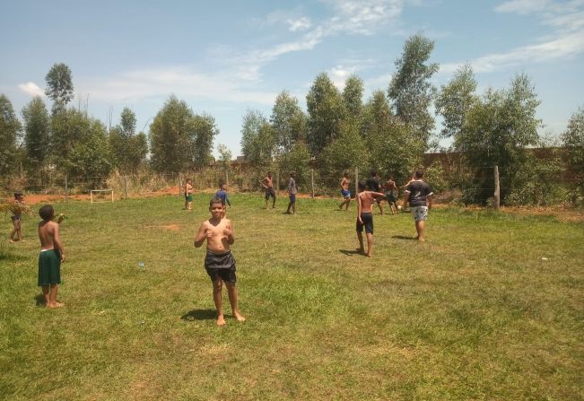 Confraternização da escolinha de futebol de Ubarana.