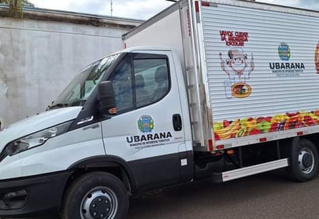 Prefeitura adquire caminhão para transporte de merenda escolar