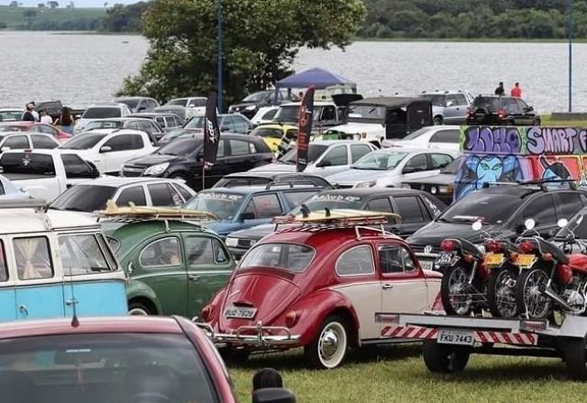 Dia 12 de janeiro a Prainha de Ubarana recebeu o Encontro de Carros Modificados e Antigos