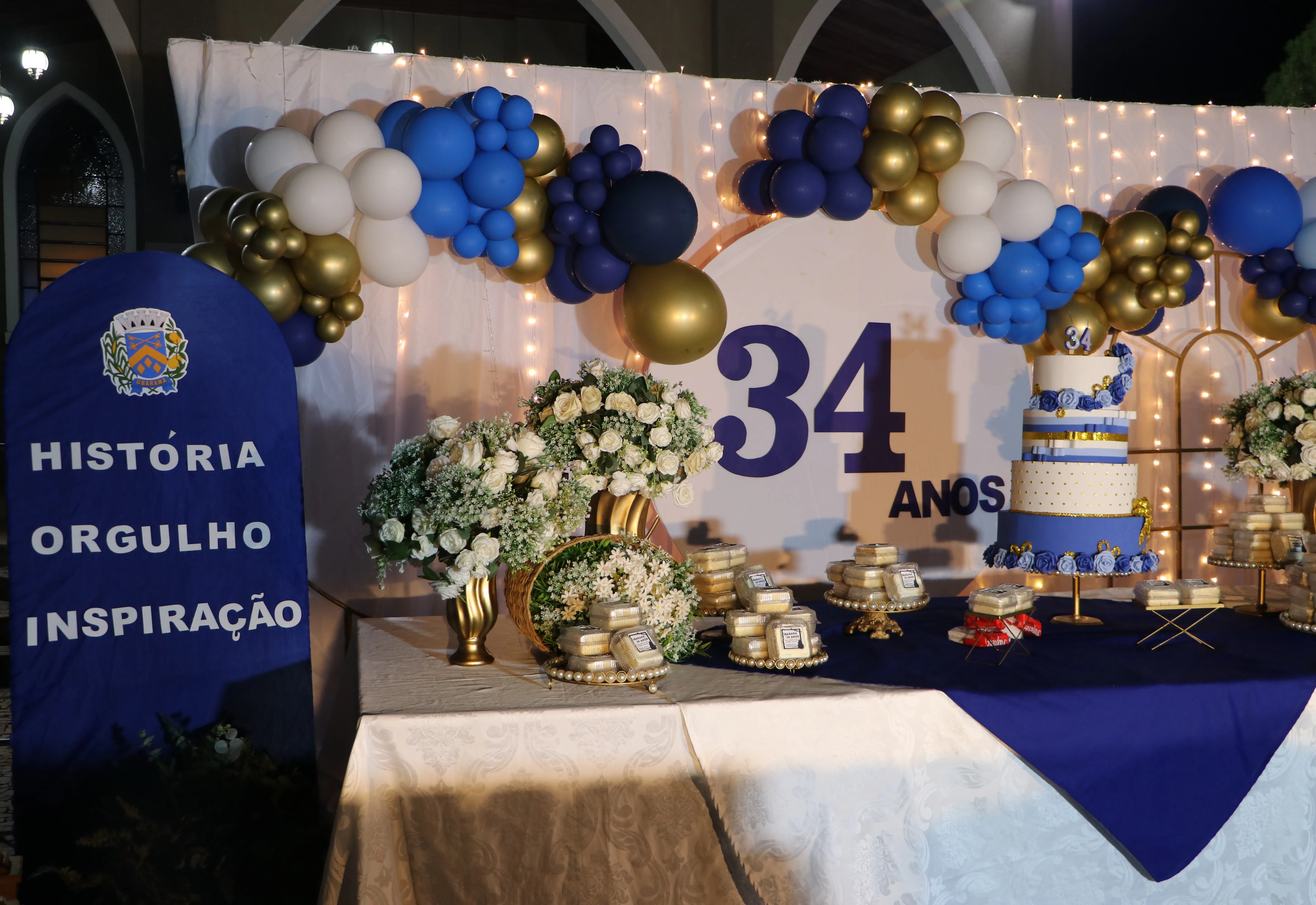 34 anos de Ubarana celebrados com bolo, música e união da comunidade.
