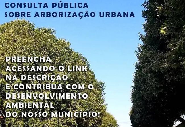 Consulta Pública sobre Arborização Urbana